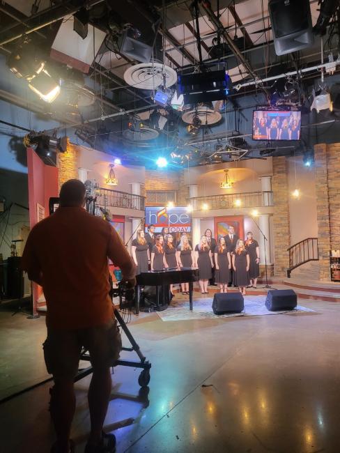 lamplighters touring choir filming for the television show