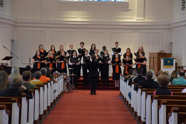 The Lamplighters Touring Choir during last year's concert