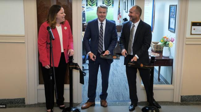 ribbon cutting at the Veteran and Military Affiliated Center