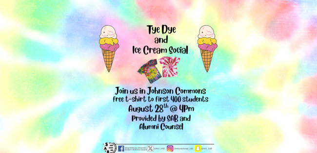 Tye Dye and Ice Cream Social