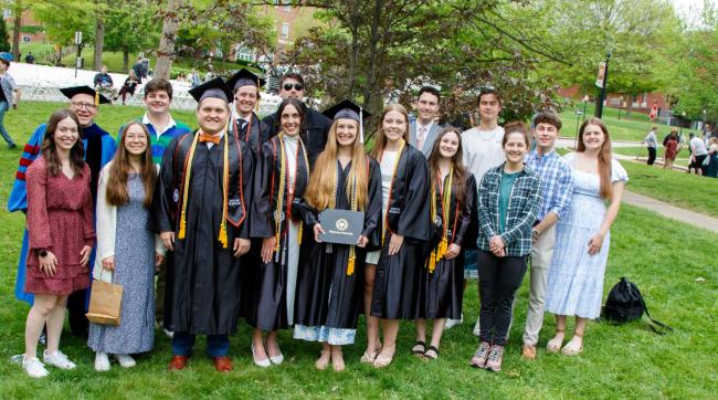 Stover Scholars at Commencement 2025
