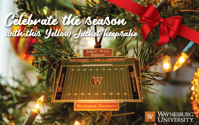 Celebrate the Season with this Yellow Jacket Keepsake!