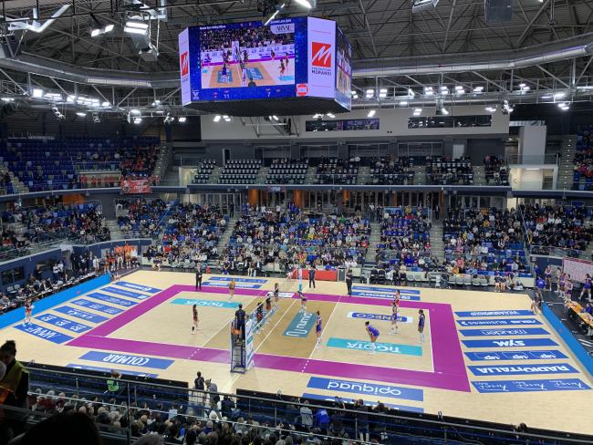 Volleyball court in Milan