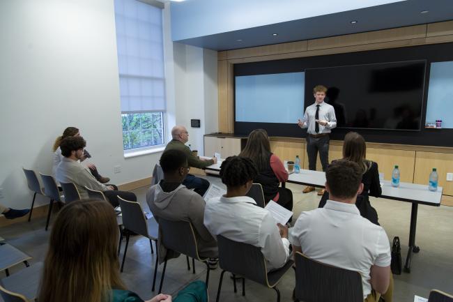 Spring 2025 Idea Pitches at Waynesburg University's eHIVE