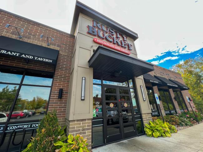 Outside view of the Rusty Bucket in Clintonville, OH