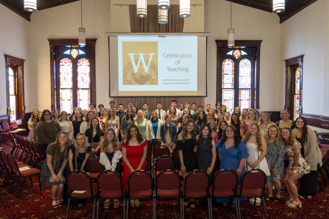 A group photo of all WU Education majors