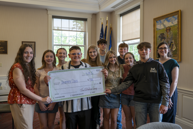 Middle school EdVenture EQT STEM Days participants