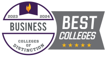 2023-2024 Business college of Distinction Badge