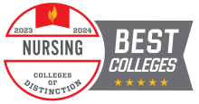 2023-2024 Nursing College of Distinction Badge